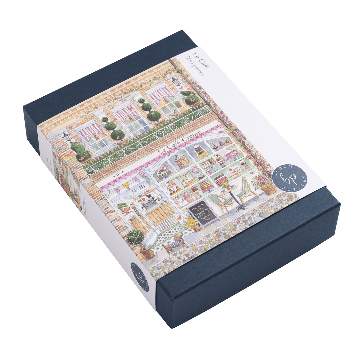 Bloom Puzzles Le Cafe 500 piece Puzzle Box Cut Out
