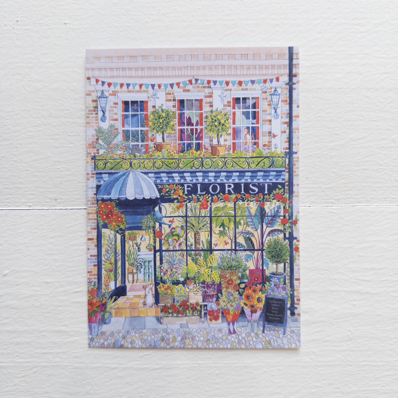 Bloom Puzzles The Florist A6 Postcard