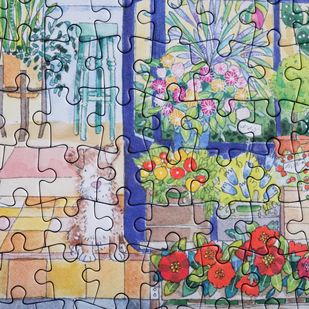 The Florist 500 piece Jigsaw Close up of Dog from Bloom Puzzles