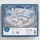 Bloom Puzzles Winter Hares Back of Box