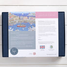 Bloom Puzzles Festive Harbour 1000 Piece Jigsaw Puzzle Back of Box Lucy Grossmith