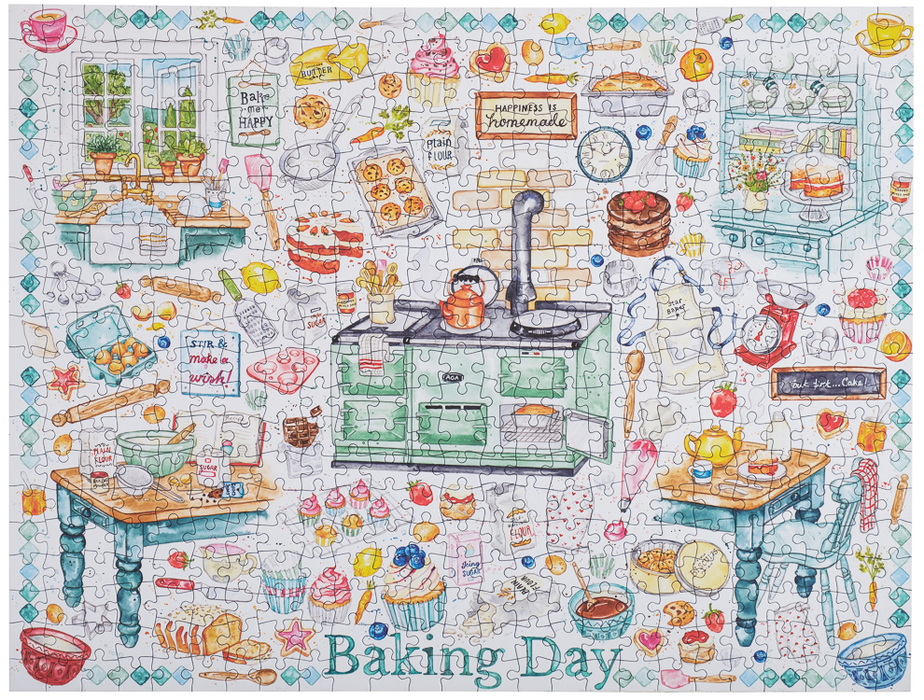 Baking Day 500 piece jigsaw Complete Bloom Puzzles