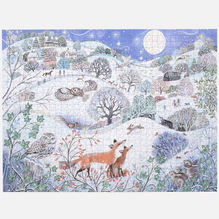 Bloom Puzzles Winter Magic 1000 Piece Jigsaw Puzzle Complete Lucy Grossmith