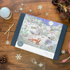 Bloom Puzzles Winter Magic 1000 Piece Jigsaw Puzzle & Candle Gift Set Layout Lucy Grossmith
